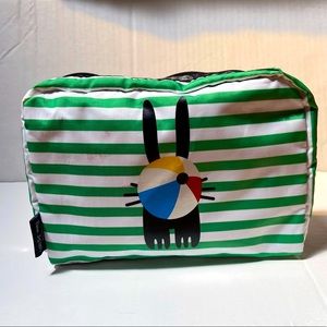 LeSportsac X Peter Jensen Extra Large Rectangular Cosmetic Case, Stripe Print